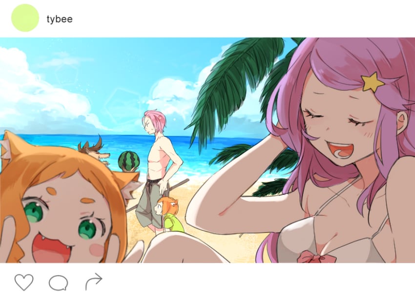 anastasia hoshin, julius juukulius, mimi pearlbaton, heitarou pearlbaton, and ricardo (re:zero kara hajimeru isekai seikatsu) drawn by wa--ka