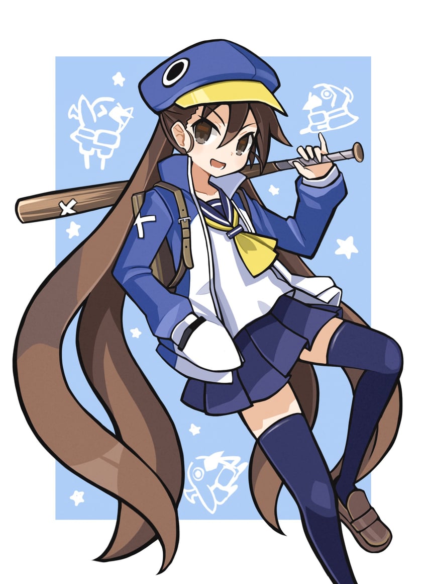 prinny and kazamatsuri fuuka (disgaea and 1 more) drawn by suaman