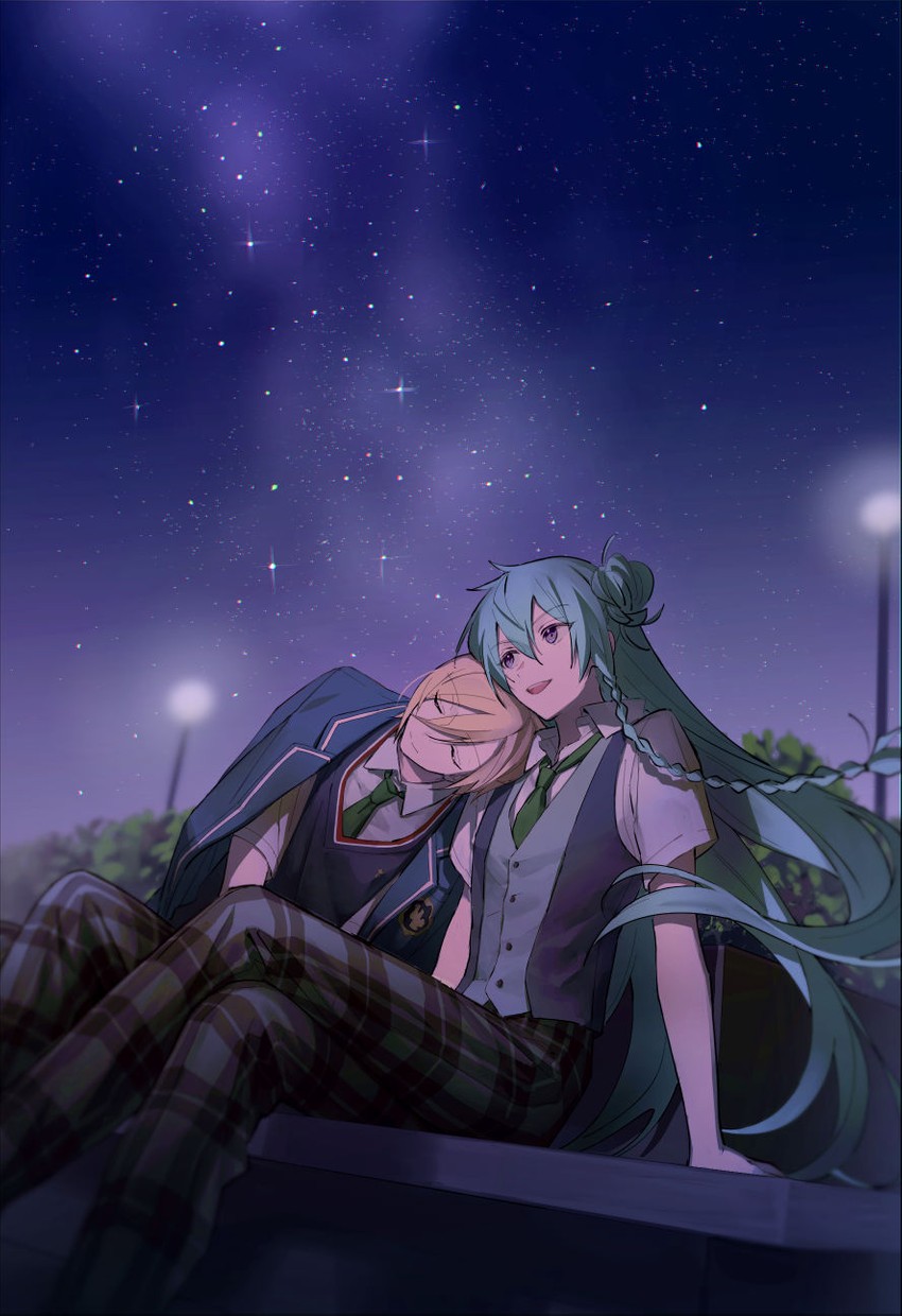 tenshouin eichi and hibiki wataru (ensemble stars!) drawn by rice_(rice8p)
