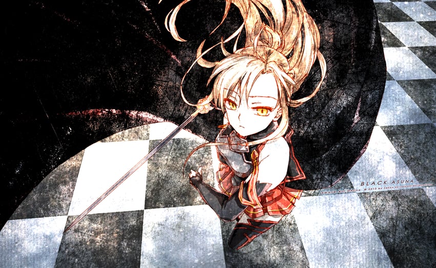 asuna (sword art online) drawn by sakon04
