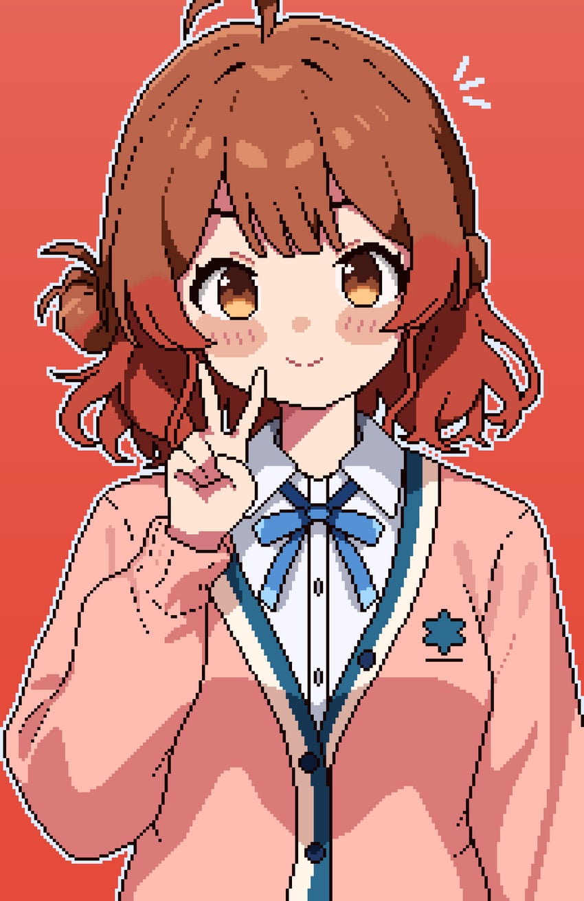 hanami ume (idolmaster and 1 more) drawn by loblob_art