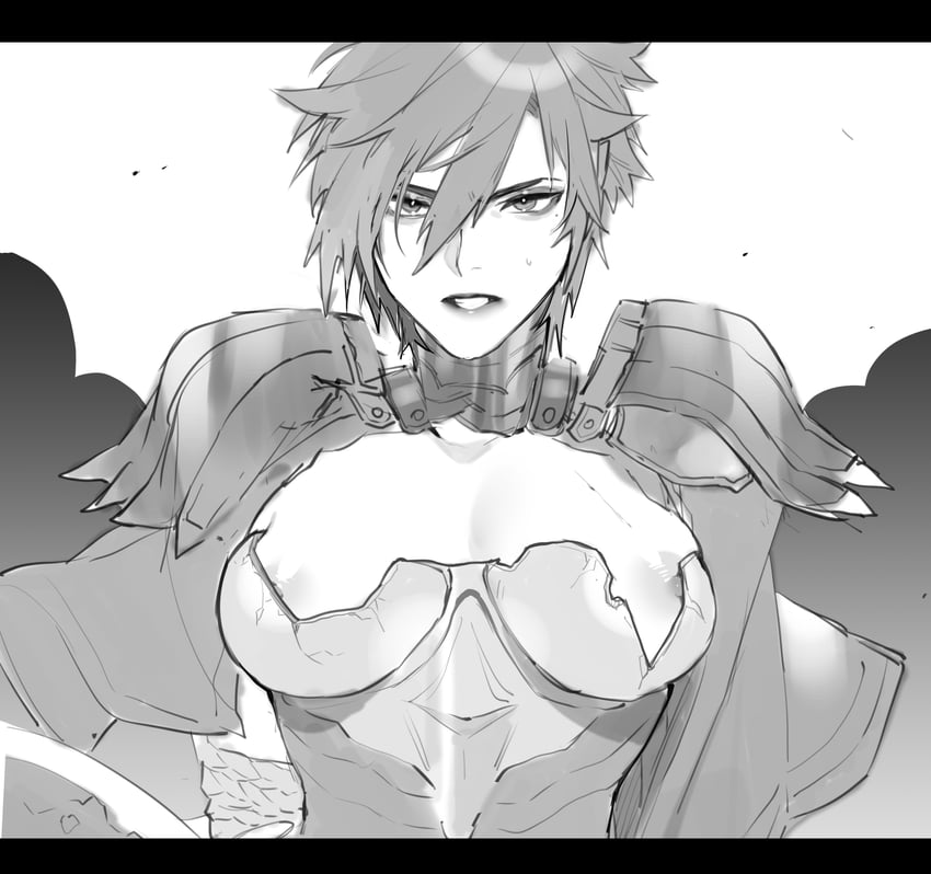 warrior of light (final fantasy and 1 more) drawn by shishamo_712