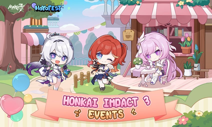 kiana kaslana, elysia, and senadina (honkai and 1 more)