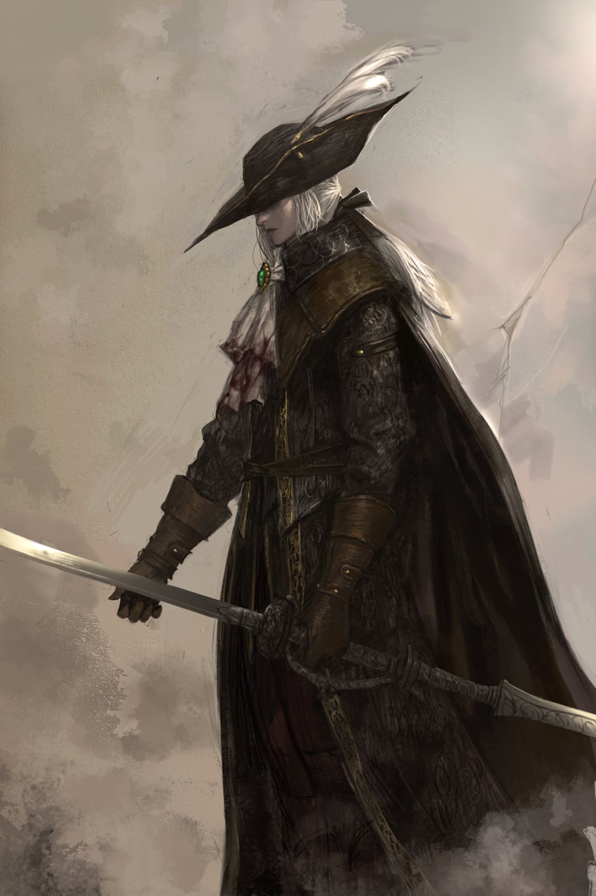 lady maria of the astral clocktower (bloodborne) drawn by junjiuk