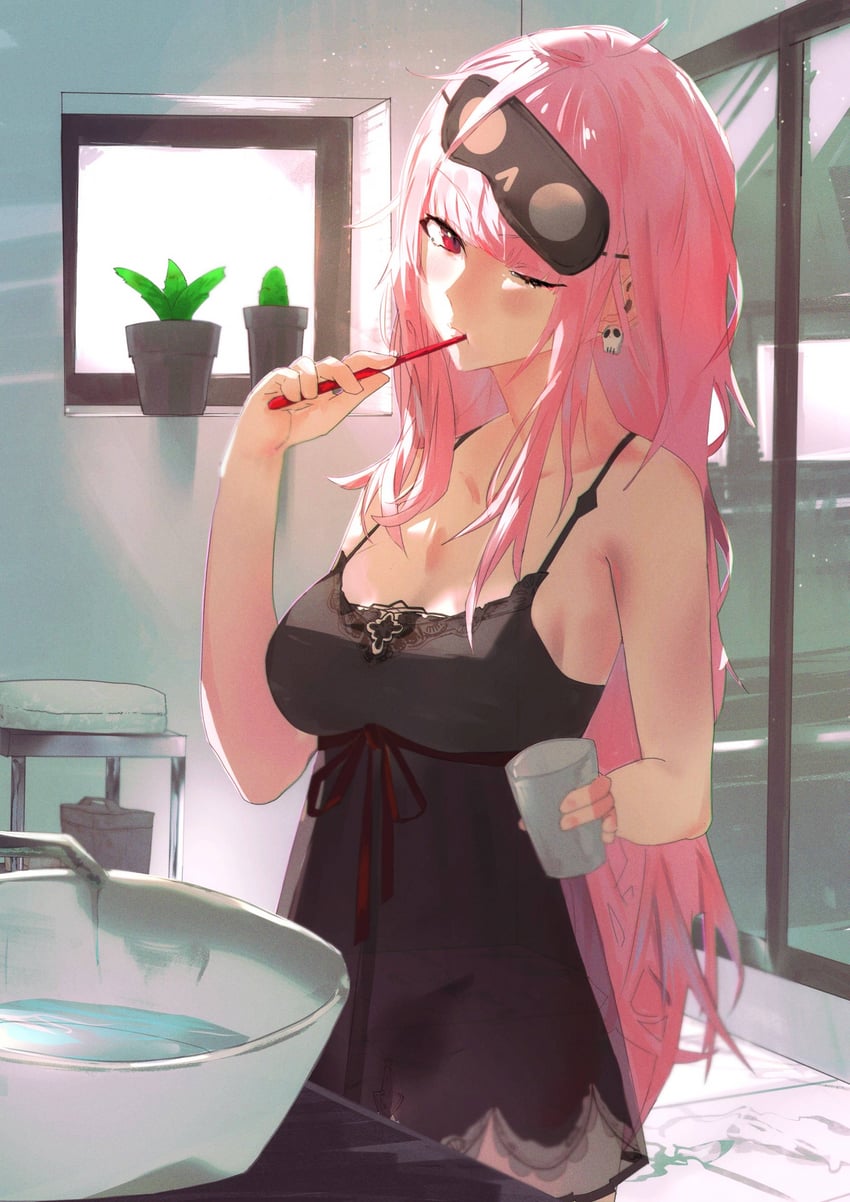 mori calliope (hololive and 1 more) drawn by lupo_(lupoyorosiku)