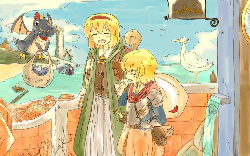 kirisame marisa and alice margatroid (touhou) drawn by menbou_(nonnontako)