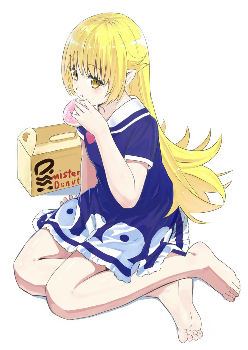 oshino shinobu (monogatari and 1 more) drawn by momosuke_(ishakry)