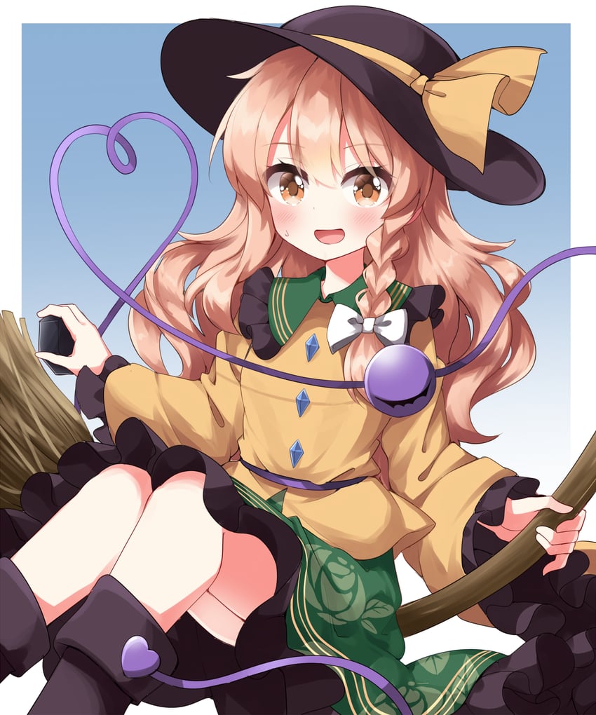 kirisame marisa and komeiji koishi (touhou) drawn by ruu_(tksymkw)