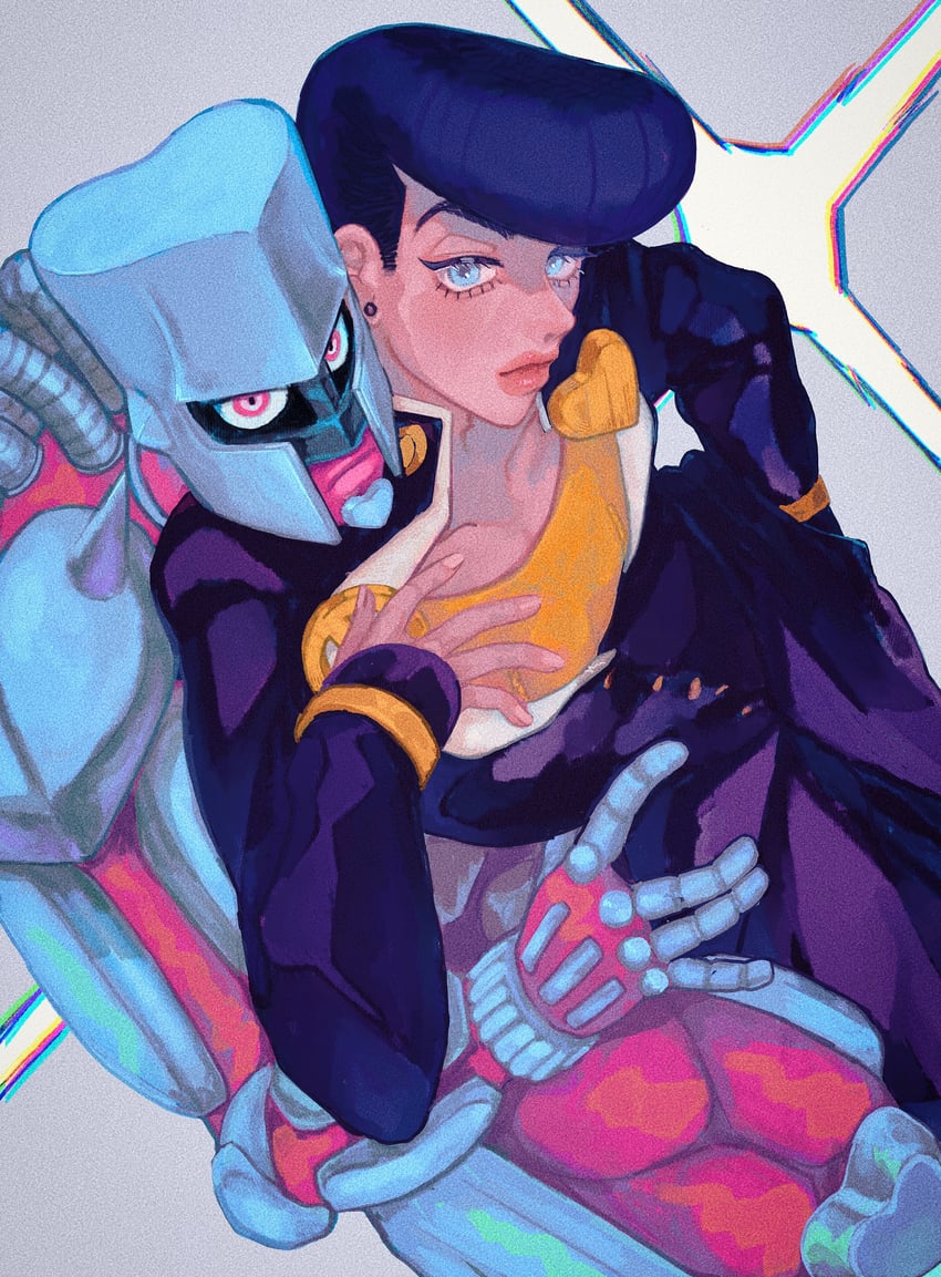 higashikata josuke and crazy diamond (jojo no kimyou na bouken and 1 more) drawn by t_0nd