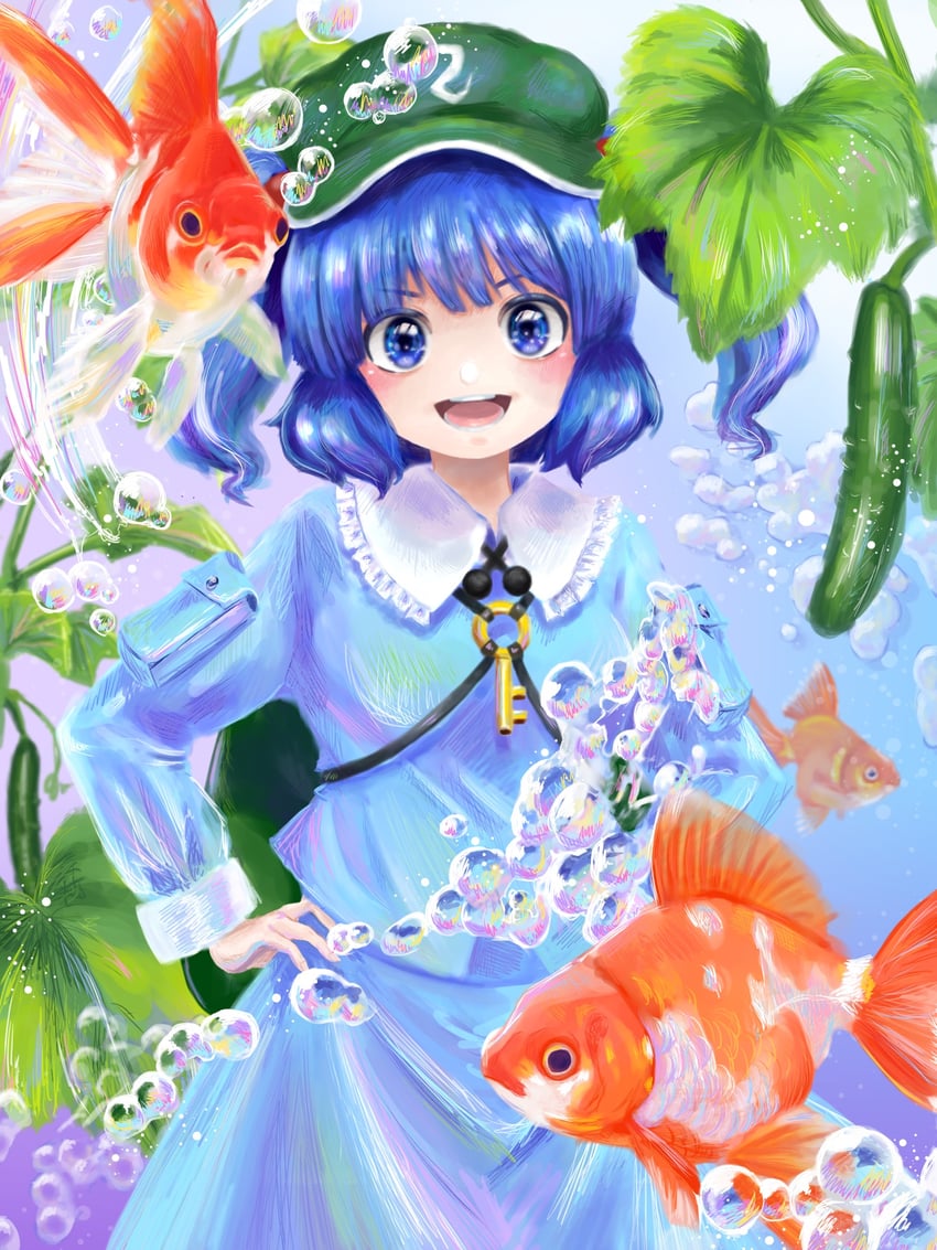 kawashiro nitori (touhou) drawn by hell_likeheaven