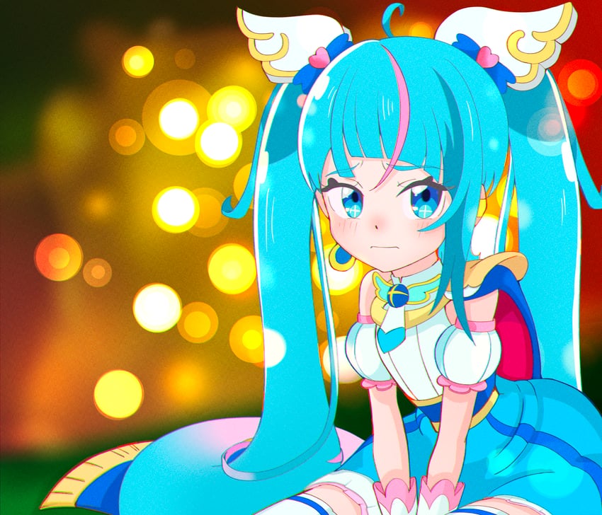 sora harewataru and cure sky (precure and 1 more) drawn by noe_graphics