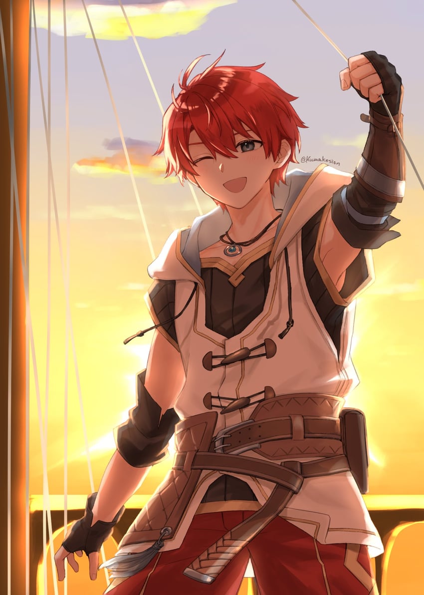 adol christin (ys and 1 more) drawn by kumakosion
