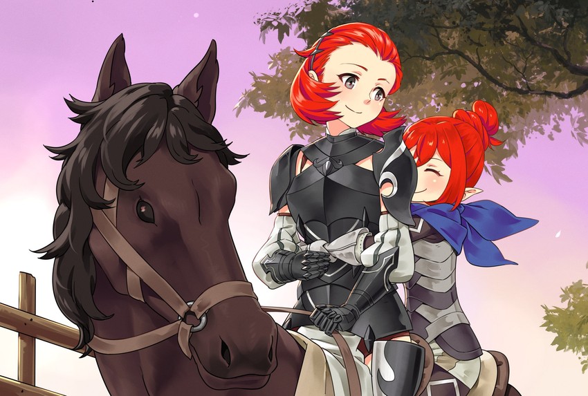 female kana and sophie (fire emblem and 1 more) drawn by igni_tion