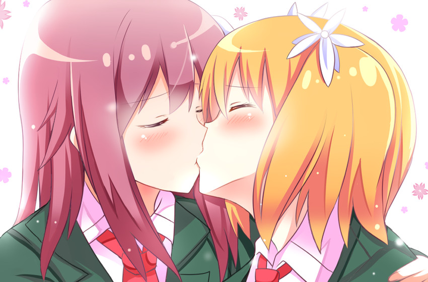 takayama haruka and sonoda yuu (manatsu no yo no inmu and 1 more) drawn by shinekalta
