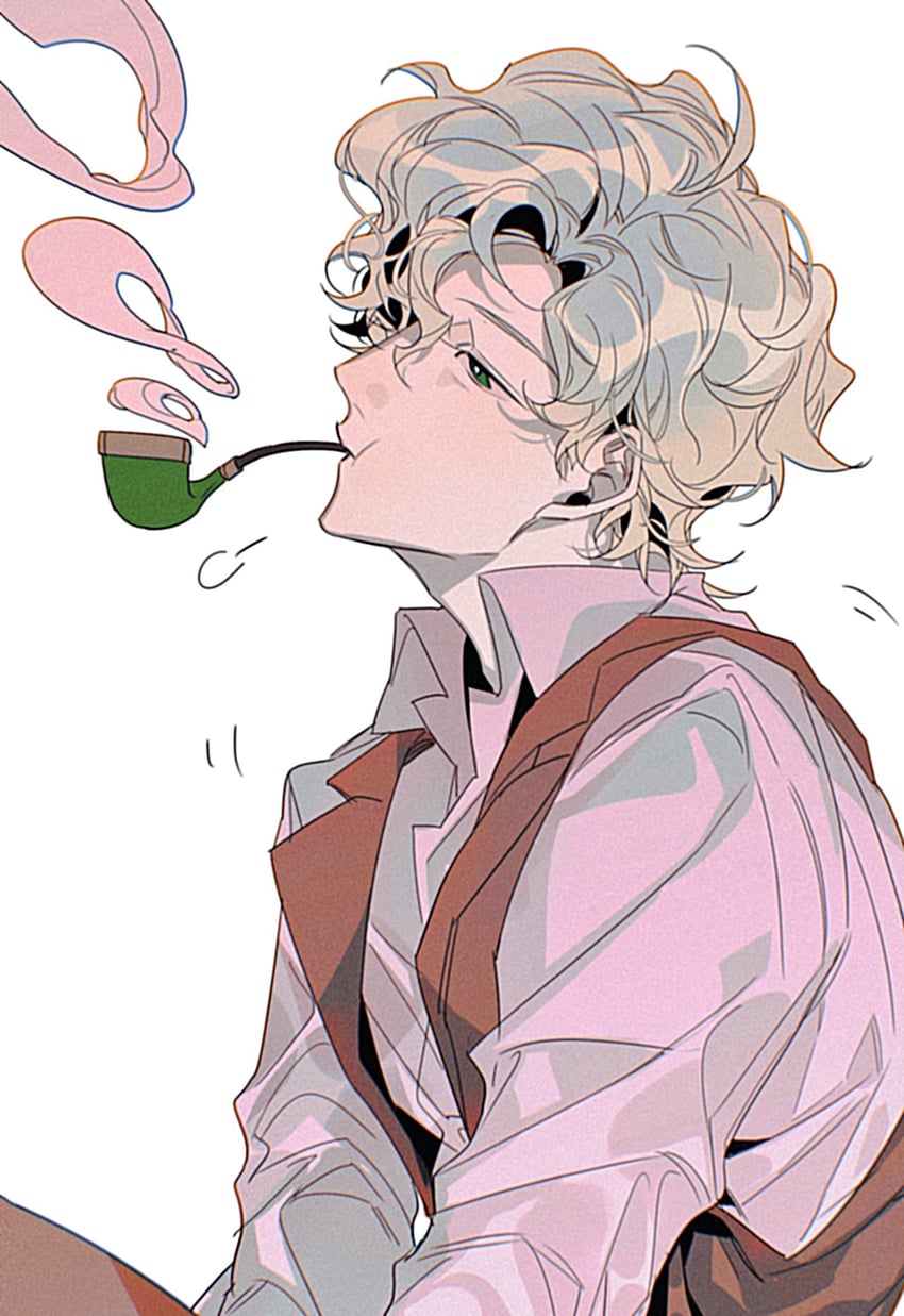 herlock sholmes (ace attorney and 1 more) drawn by wenyiyuuuuu