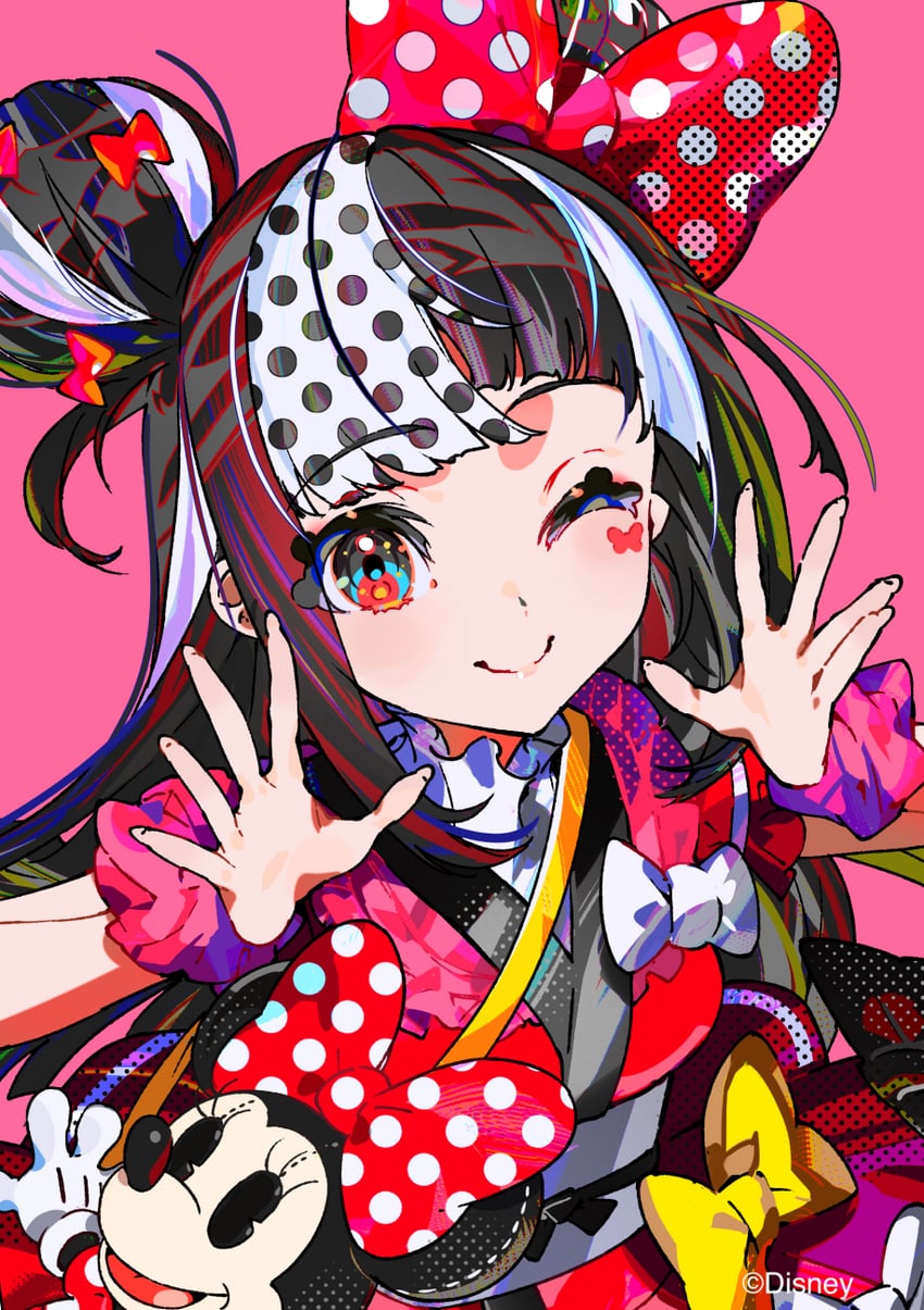minnie mouse (original and 1 more) drawn by mika_pikazo