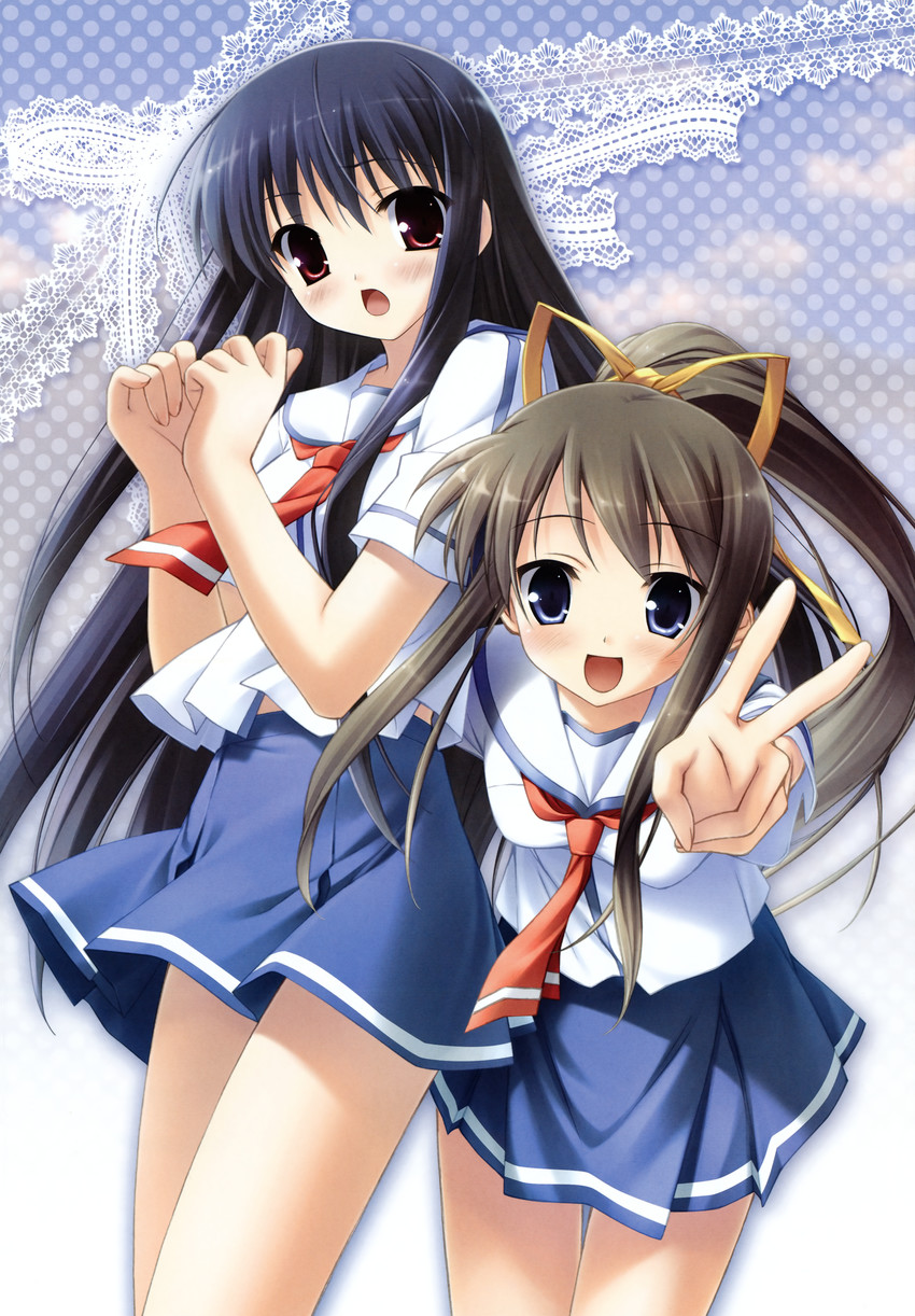 segawa rikako and miyazawa midori (natsu no ame) drawn by kanekiyo_miwa and kantoku
