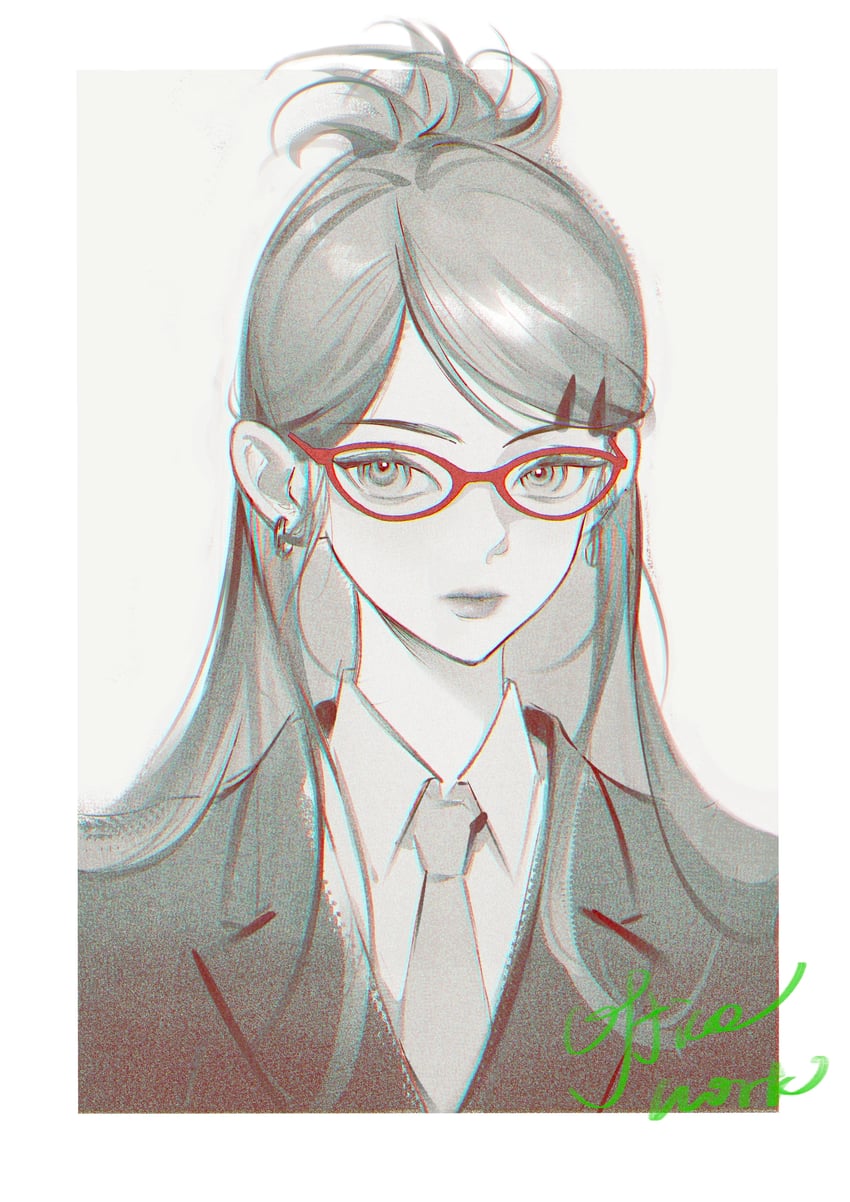 protagonist (light and night love) drawn by denpa0304