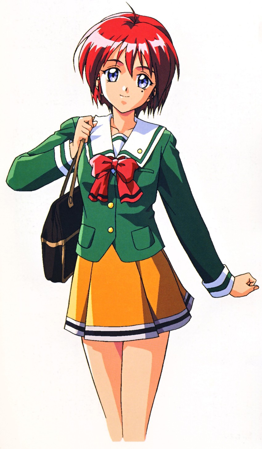 hinomoto hikari (tokimeki memorial and 1 more) drawn by kokura_masashi