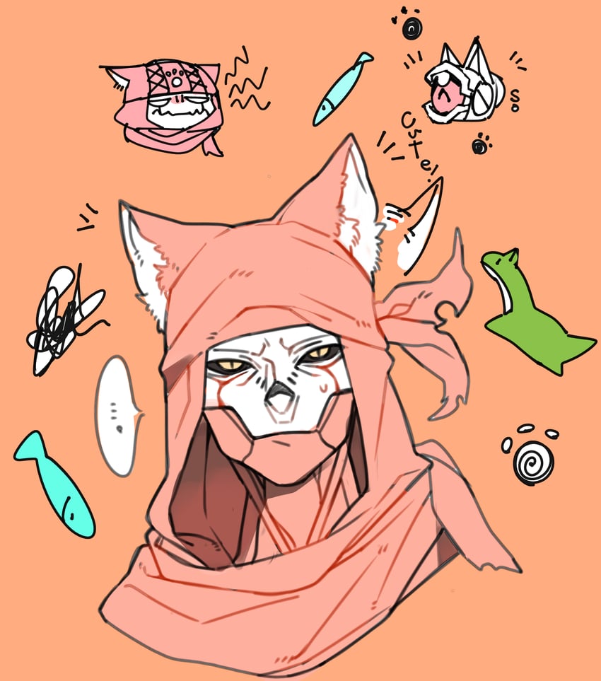 nessie, revenant, pathfinder, and classic revenant (apex legends) drawn by wankonabe