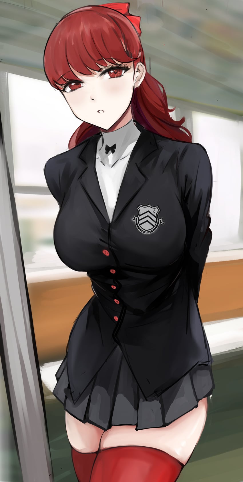 yoshizawa kasumi (persona and 2 more) drawn by nero_watch