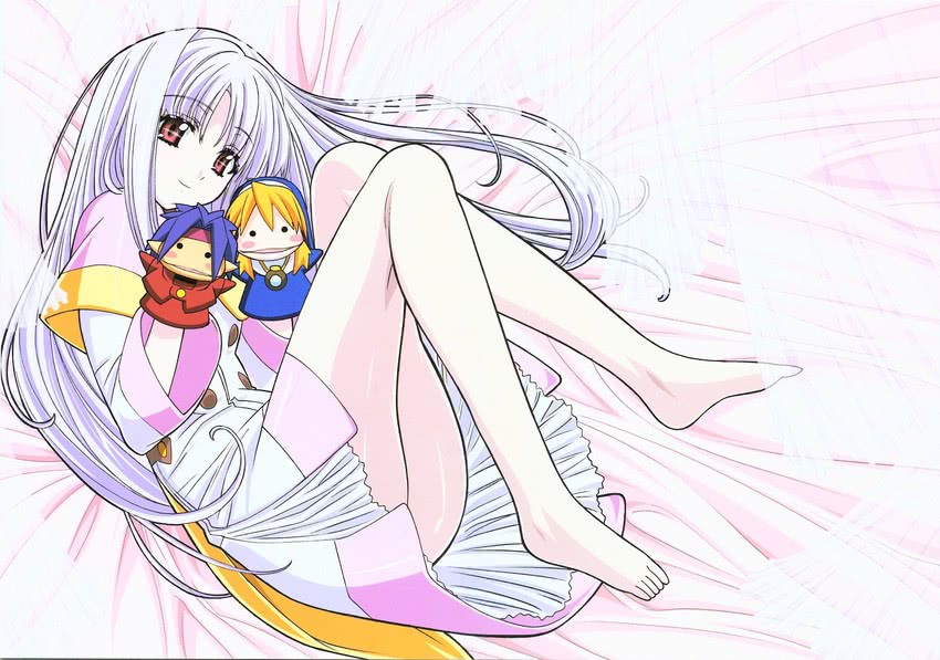 azmaria hendric, rosette christopher, and chrono (chrono crusade) drawn by kuroda_kazuya