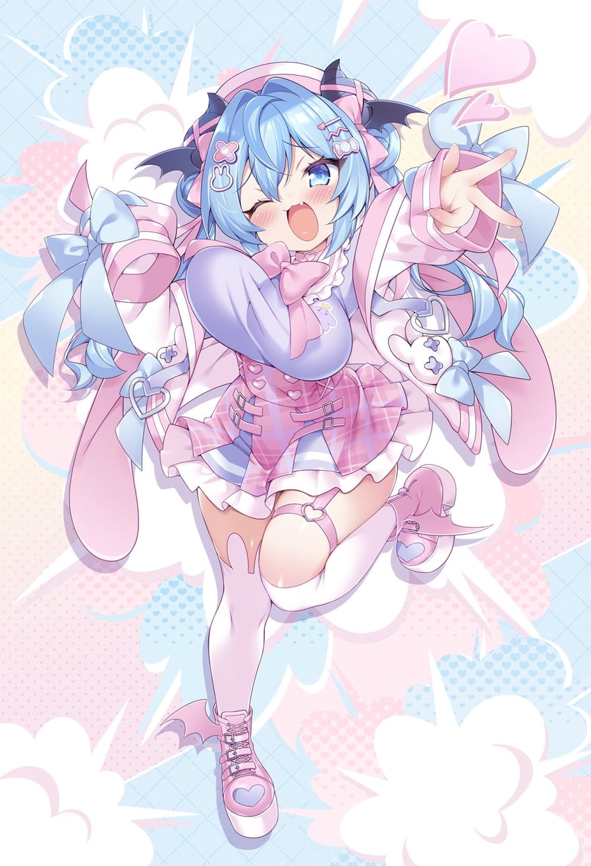 maou chirorunia (indie virtual youtuber) drawn by msp_sammy