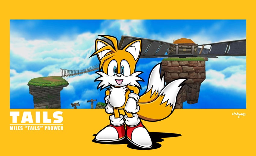 tails (sonic and 1 more) drawn by sonicthebluestar