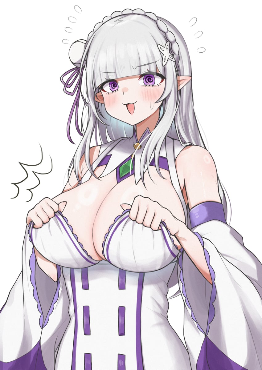 emilia (re:zero kara hajimeru isekai seikatsu) drawn by nagyiiie