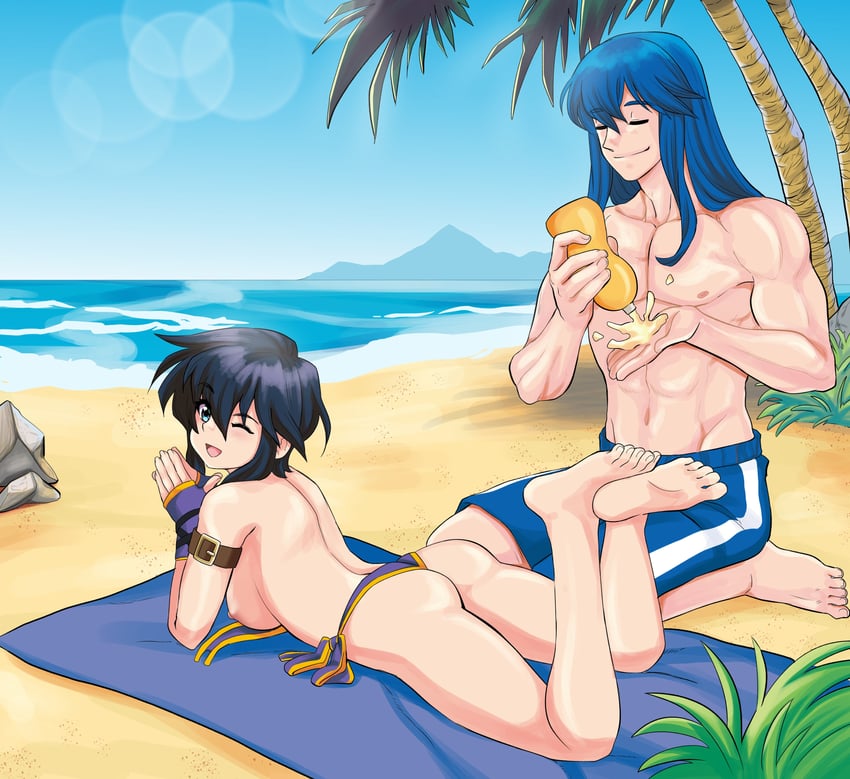 seliph and larcei (fire emblem and 1 more) drawn by rs40uchiha