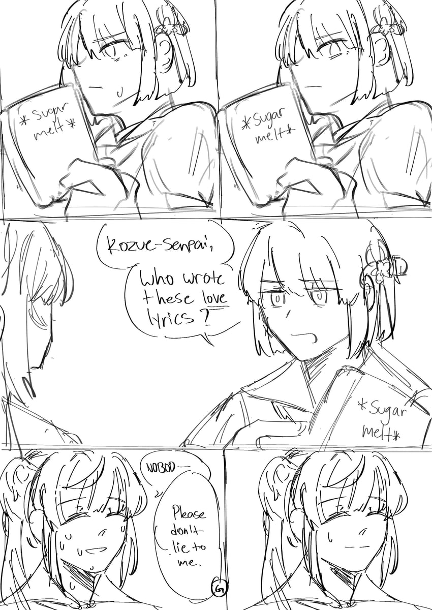 otomune kozue and momose ginko (love live! and 1 more) drawn by kepitingtiga