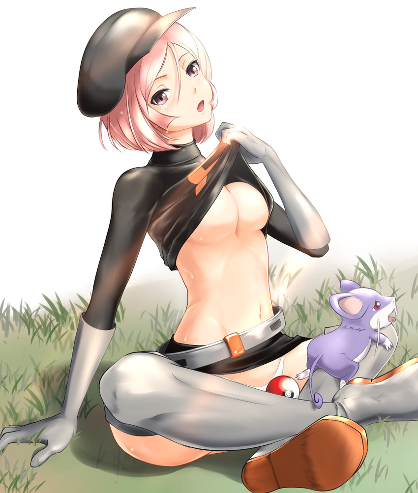 rattata and team rocket grunt (pokemon and 1 more) drawn by comugico