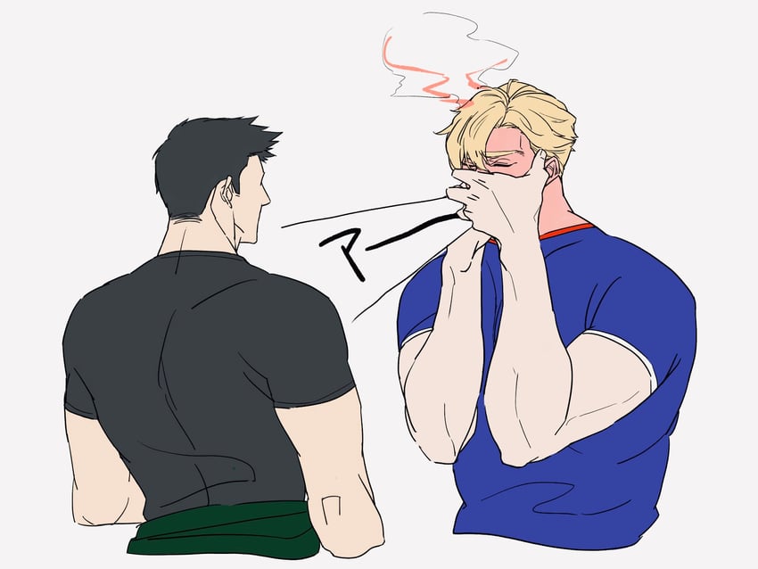 ao isami and lewis smith (yuuki bakuhatsu bang bravern) drawn by hathiharaita