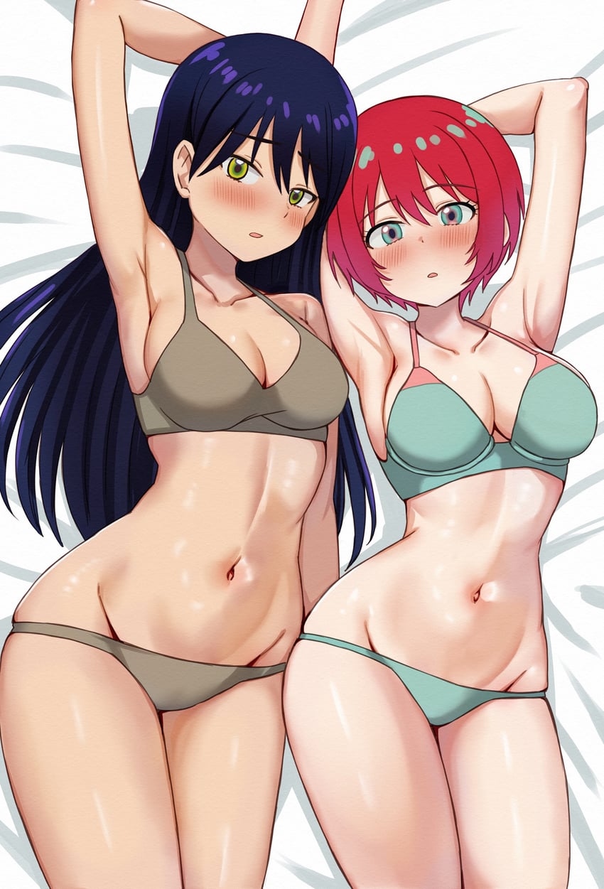 amate yuzuriha and nyaan (gundam and 1 more) drawn by nootomo