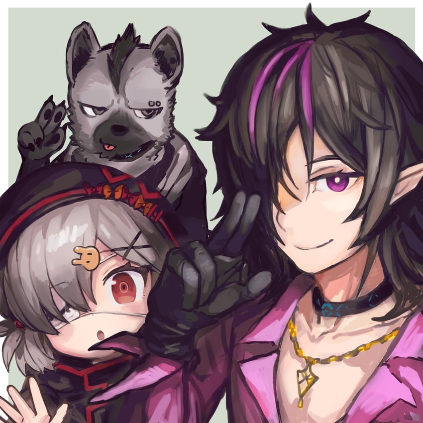 spot, popukar, and midnight (arknights) drawn by dido_(di_do_di_do)