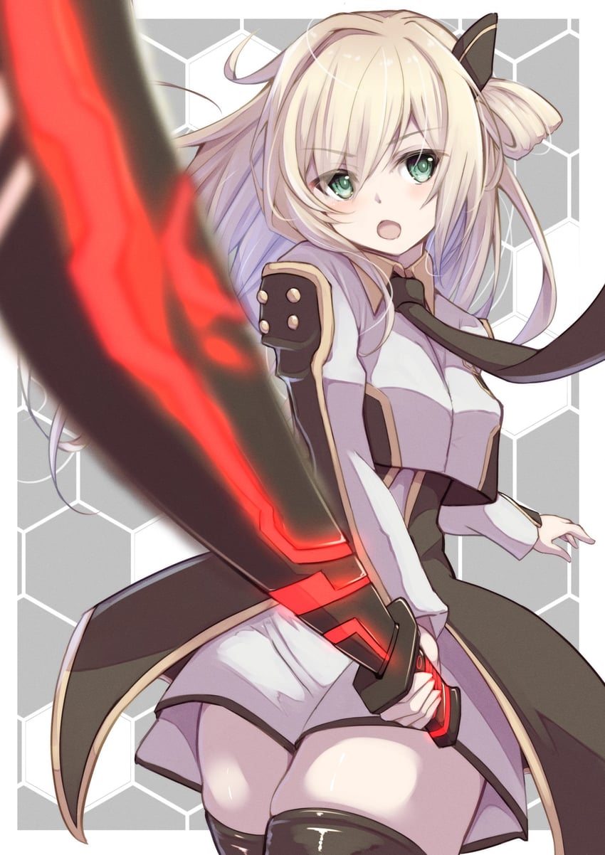 sky striker ace - raye (yu-gi-oh!) drawn by demimushi