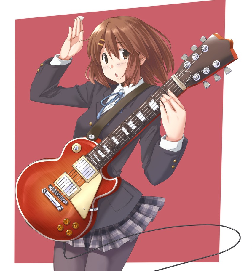 hirasawa yui (k-on!) drawn by oda_masaki_(b-minor)