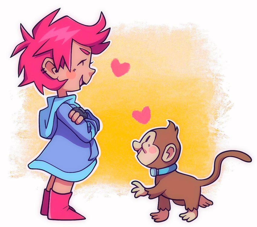 kumatora and salsa (mother and 1 more) drawn by bamblebamm