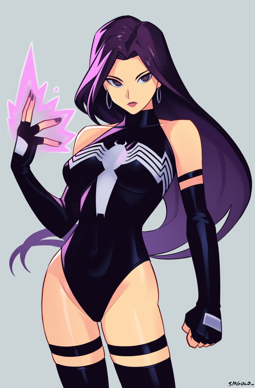 psylocke and venom (marvel and 2 more) drawn by smgold