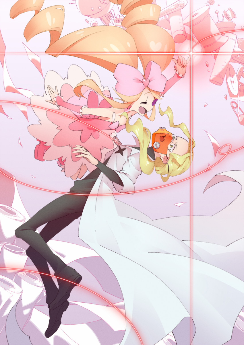 harime nui and iori shirou (kill la kill) drawn by nisemurajinkusu