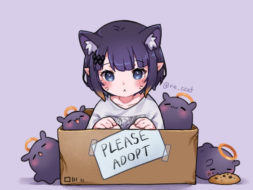 ninomae ina'nis and takodachi (hololive and 1 more) drawn by rie_ccat