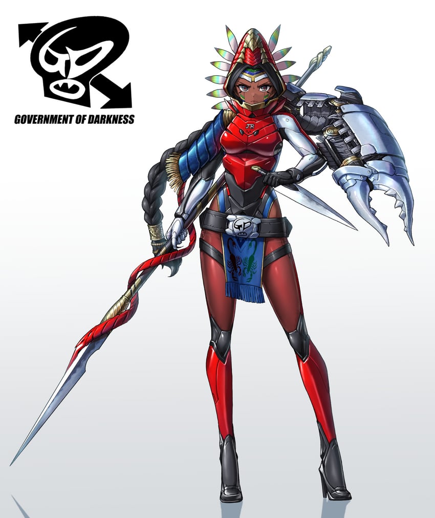 sasori geronimo jr. (kamen rider and 1 more) drawn by eidenjyou1997