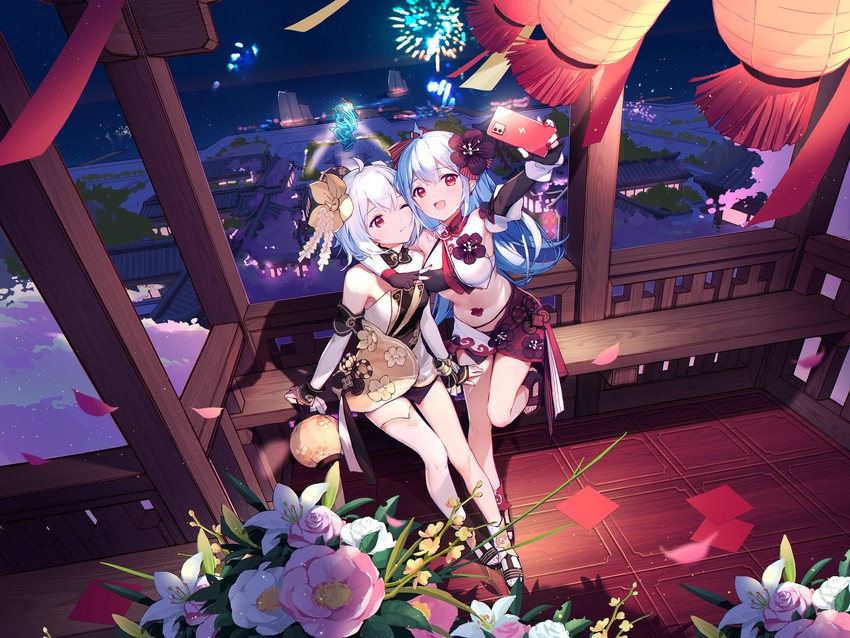 bili girl 33 and bili girl 22 (bilibili) drawn by timeo