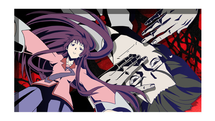 senjougahara hitagi and kaiki deishuu (monogatari and 3 more) drawn by g3pen