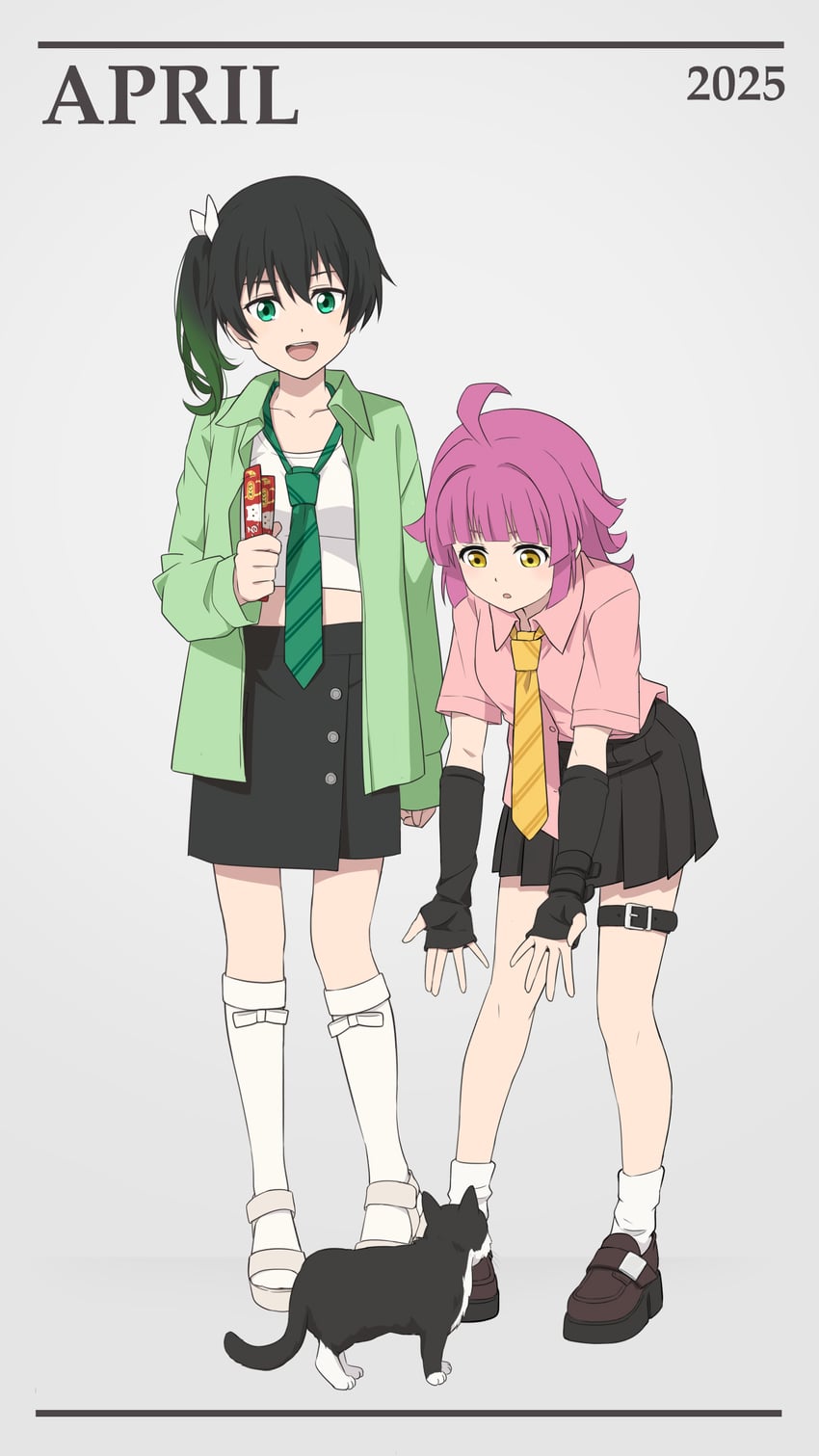 takasaki yu and tennoji rina (love live! and 1 more) drawn by laofuzi_dai_bansho