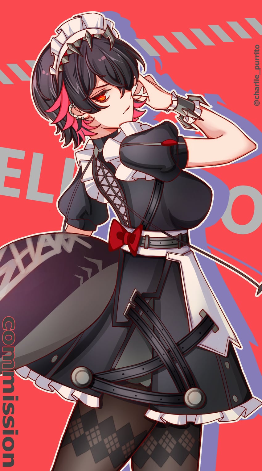 ellen joe (zenless zone zero) drawn by charlie_purrito