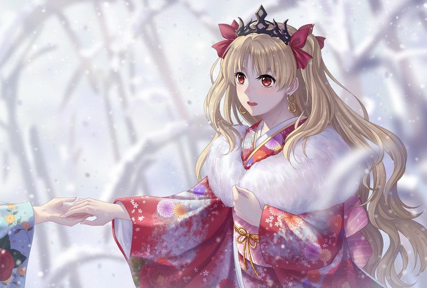 fujimaru ritsuka and ereshkigal (fate and 1 more) drawn by elsa_(g557744)