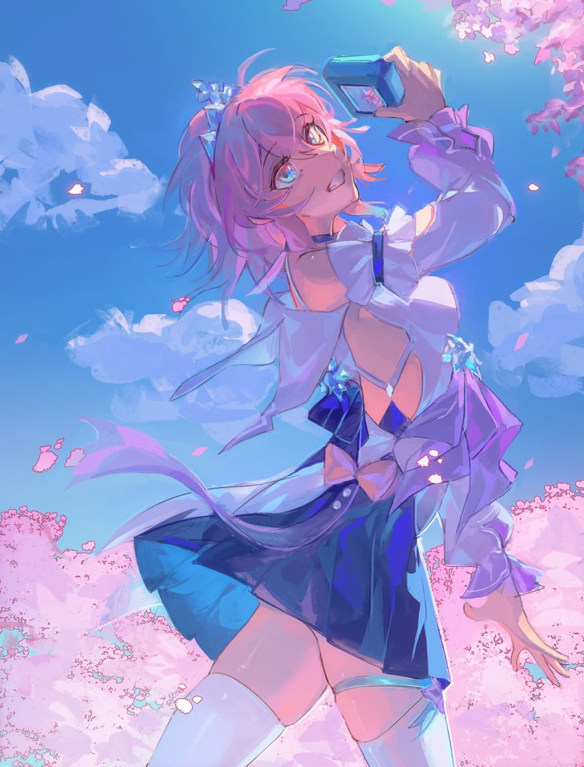 march 7th (honkai and 1 more) drawn by baishun
