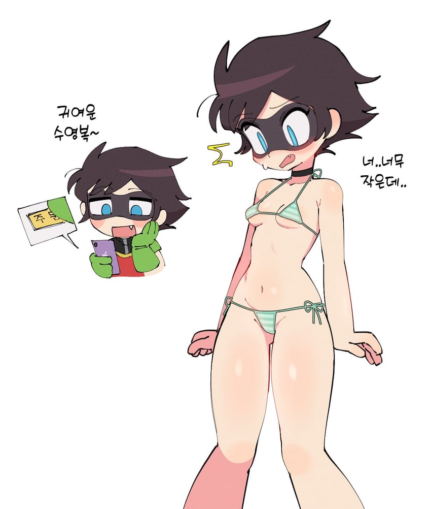 robin (dc comics and 1 more) drawn by batrobin_k