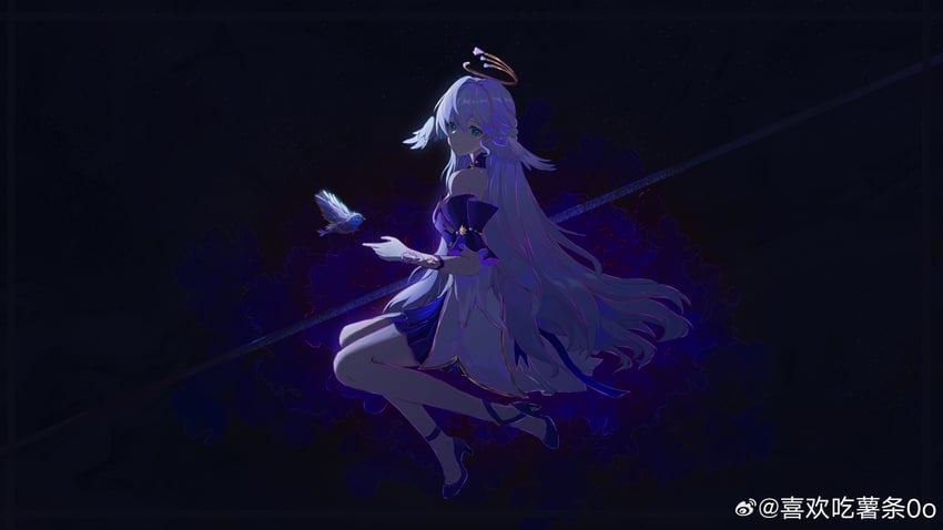 robin (honkai and 1 more) drawn by xi_huan_chi_sh_tiao_0o